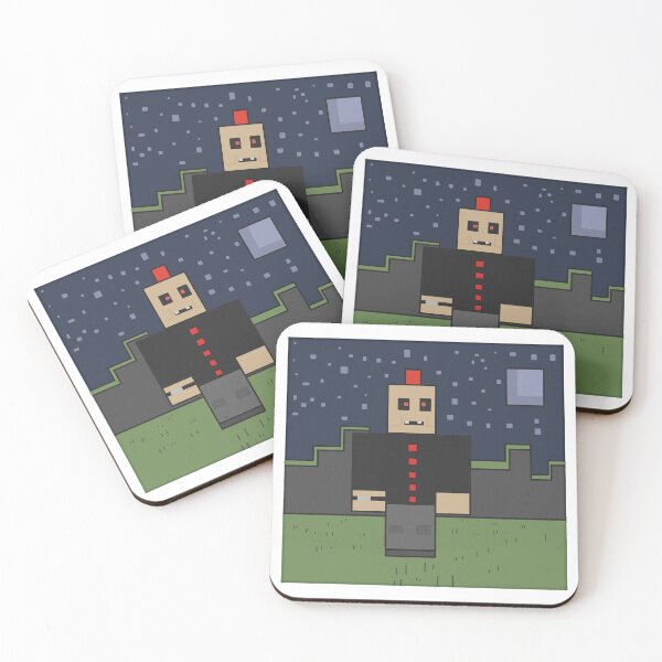 Item preview, Pixel Monster Night Scene designed and sold by noctivaganta.