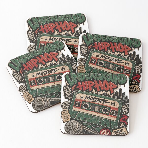 Item preview, Underground Hip Hop Mixtape Retro Street Art designed and sold by SajolCanva.