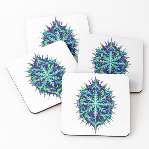 Item preview, Neon Fractal Frost Energy designed and sold by FUIRY .