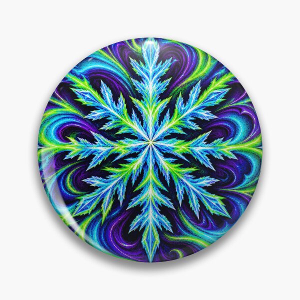 Item preview, Neon Fractal Frost Energy designed and sold by FUIRY .