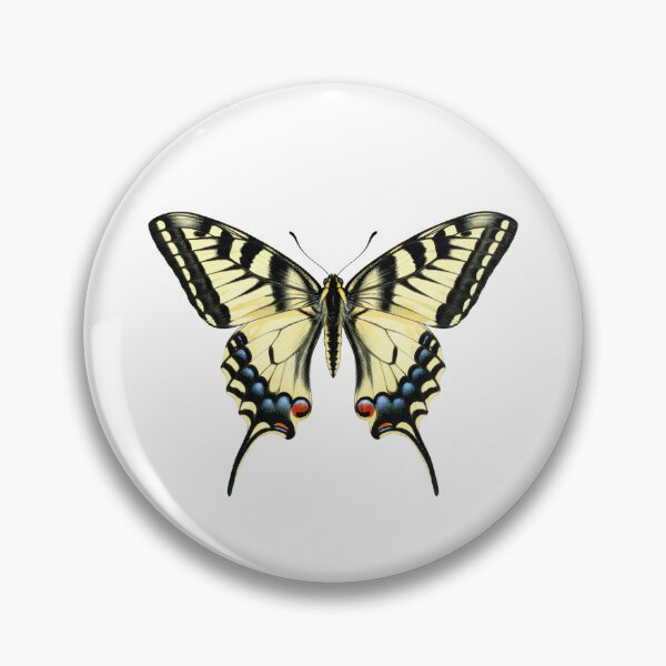 Item preview, Yellow and Black Swallowtail Butterfly designed and sold by Chaoscience.
