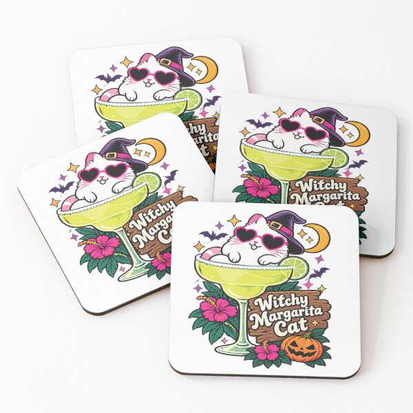 Item preview, Witchy Margarita Cat Shirt – a cute Halloween cocktail tee featuring a magical cat,Spooky Margarita Graphic designed and sold by CHAKSTYLE.