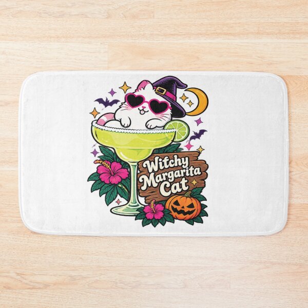 Item preview, Witchy Margarita Cat Shirt – a cute Halloween cocktail tee featuring a magical cat,Spooky Margarita Graphic designed and sold by CHAKSTYLE.