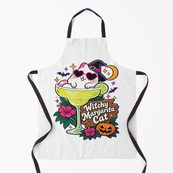 Item preview, Witchy Margarita Cat Shirt – a cute Halloween cocktail tee featuring a magical cat,Spooky Margarita Graphic designed and sold by CHAKSTYLE.