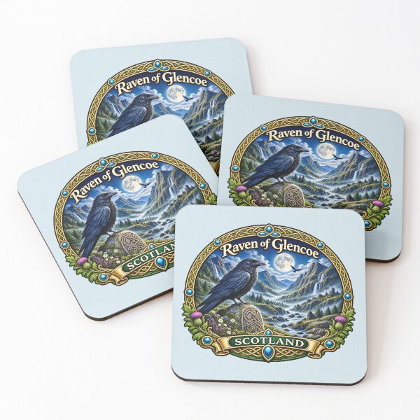 Item preview, Raven of Glencoe, Scotland designed and sold by Myra365Art.