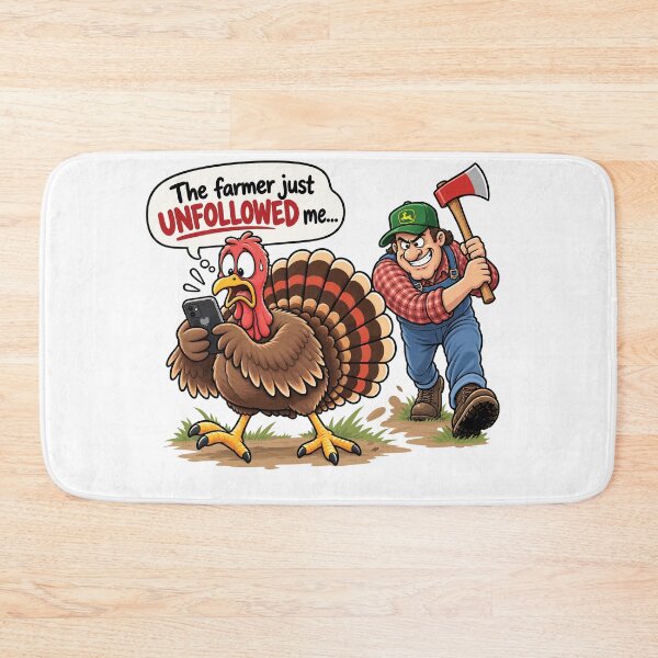 Item preview, Funny Thanksgiving Turkey Unfollowed Joke designed and sold by PRINTIONAL.