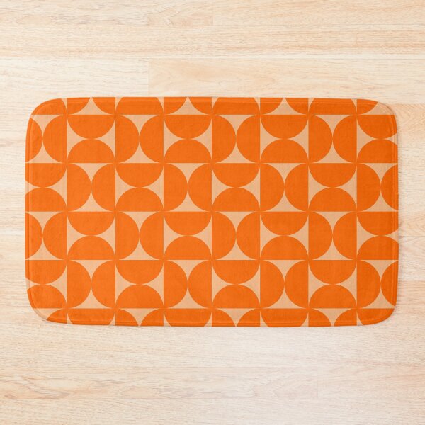 Item preview, Mid-Century Bauhaus Arches – Retro Semicircle Geometric Pattern | Orange designed and sold by Frohyou.