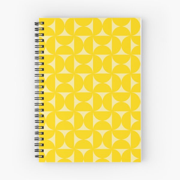 Item preview, Mid-Century Bauhaus Arches – Retro Semicircle Geometric Pattern | Yellow designed and sold by Frohyou.