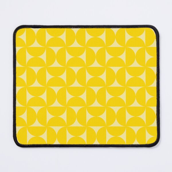 Item preview, Mid-Century Bauhaus Arches – Retro Semicircle Geometric Pattern | Yellow designed and sold by Frohyou.