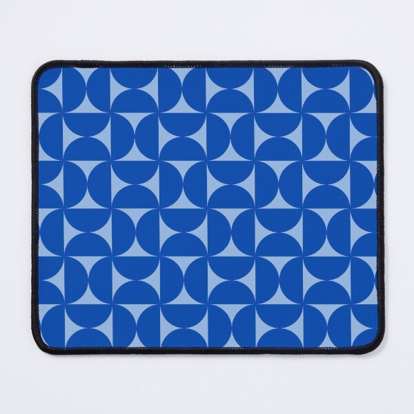 Item preview, Mid-Century Bauhaus Arches – Retro Semicircle Geometric Pattern | Blue designed and sold by Frohyou.