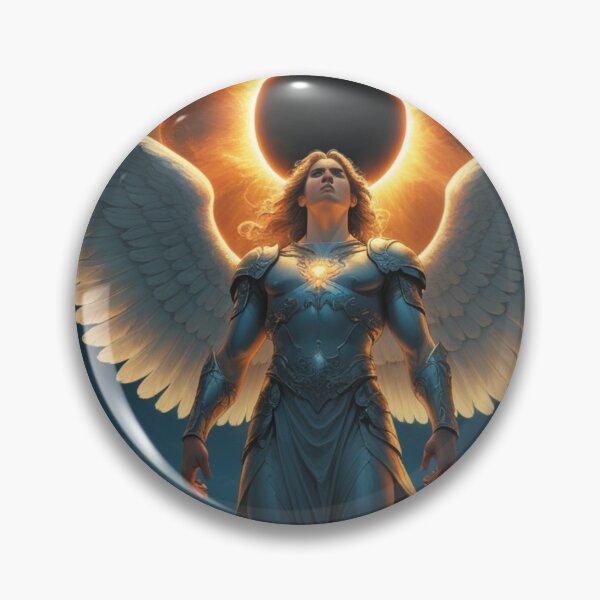 Item preview, Warrior Angel Under Solar Eclipse  designed and sold by GenesisArtis.