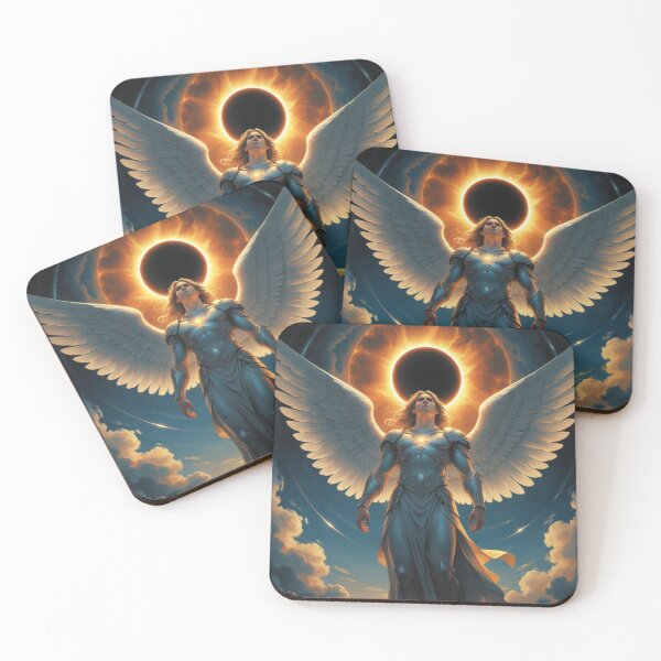 Item preview, Warrior Angel Under Solar Eclipse  designed and sold by GenesisArtis.