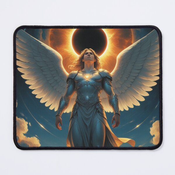 Item preview, Warrior Angel Under Solar Eclipse  designed and sold by GenesisArtis.