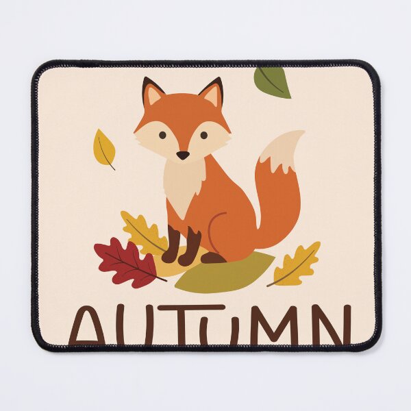 Item preview, Cute Autumn Fox Leaves Seasonal designed and sold by BetweenForms.