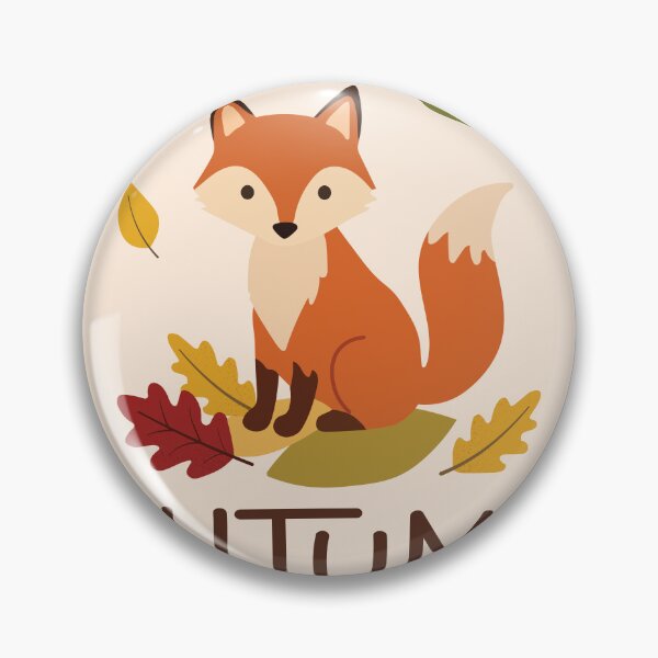 Item preview, Cute Autumn Fox Leaves Seasonal designed and sold by BetweenForms.