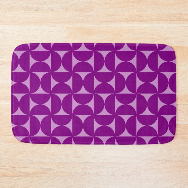 Item preview, Mid-Century Bauhaus Arches – Retro Semicircle Geometric Pattern | Purple designed and sold by Frohyou.