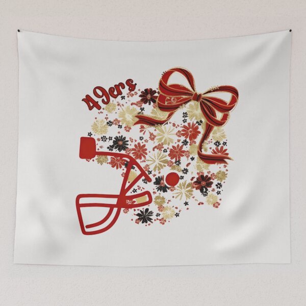 Item preview, 49ers Football designed and sold by PetalRadiant.