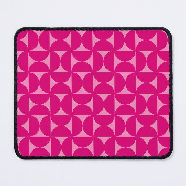 Item preview, Mid-Century Bauhaus Arches – Retro Semicircle Geometric Pattern | Pink designed and sold by Frohyou.