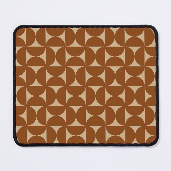 Item preview, Mid-Century Bauhaus Arches – Retro Semicircle Geometric Pattern | Brown designed and sold by Frohyou.