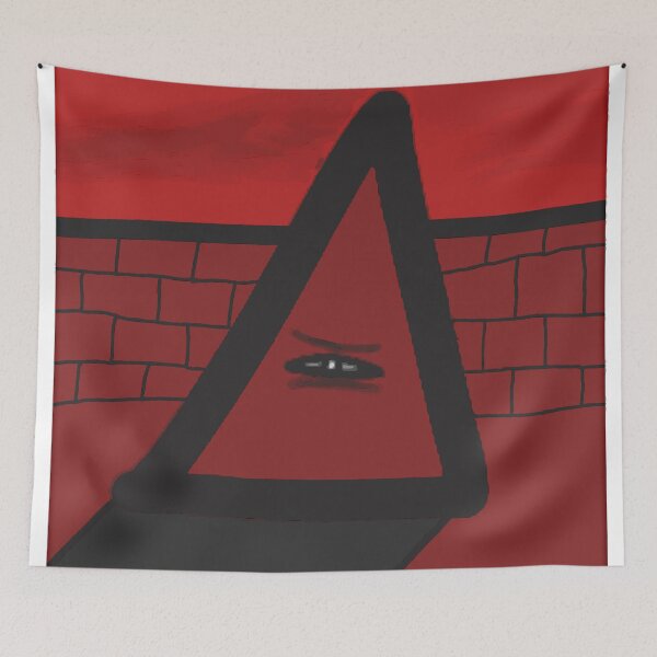 Item preview, Red Triangle Eye Creature designed and sold by noctivaganta.