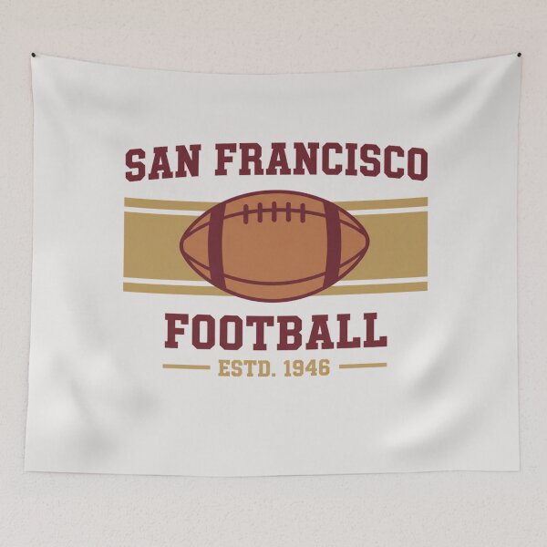 Item preview, 49ers Football designed and sold by PetalRadiant.