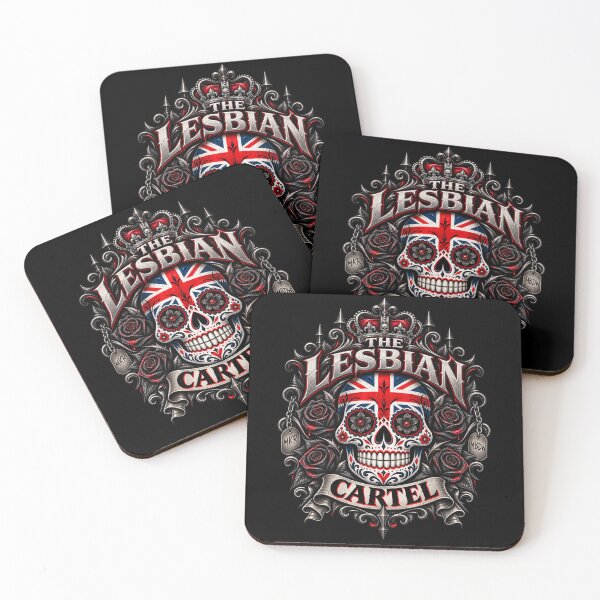 Item preview, Patriotic Sugar Skull (Gothic) designed and sold by The Lesbian Cartel.