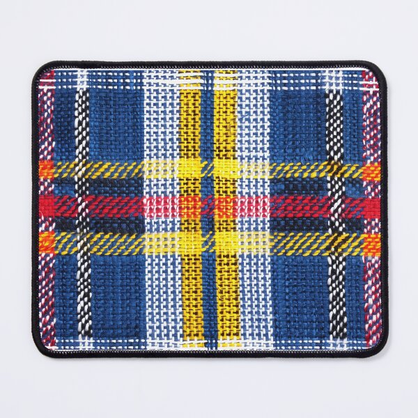 Item preview, Aruban Flag Inspired Tartan Pattern Navy designed and sold by Tirsot.