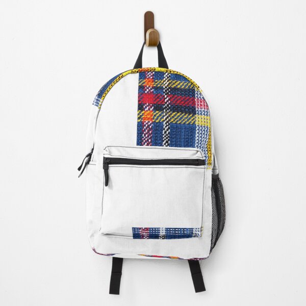 Item preview, Aruban Flag Inspired Tartan Pattern Navy designed and sold by Tirsot.