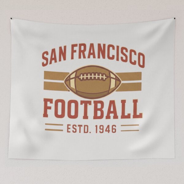 Item preview, 49ers Football designed and sold by PetalRadiant.