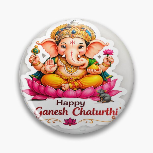 Item preview, Happy Ganesh Chaturthi 2026 Lord Ganesha Festival ll Cute Bal Ganesha Happy Ganesh Chaturthi Art ll Lord Ganesha Typography Ganesh Chaturthi Festival designed and sold by everyone cloth house.