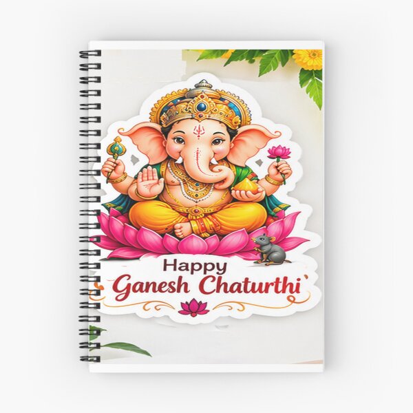 Item preview, Happy Ganesh Chaturthi 2026 Lord Ganesha Festival ll Cute Bal Ganesha Happy Ganesh Chaturthi Art ll Lord Ganesha Typography Ganesh Chaturthi Festival designed and sold by everyone cloth house.