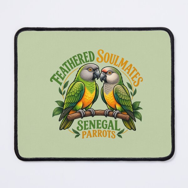 Item preview, Feathered Soulmates Senegal Parrots designed and sold by PunchDrop.