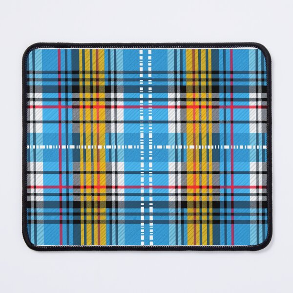 Item preview, Aruban Flag Inspired Tartan Pattern Sky Blue designed and sold by Tirsot.