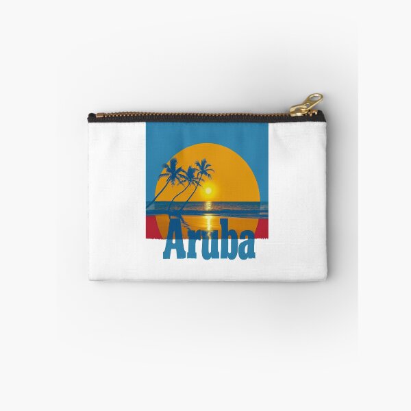 Item preview, Aruba Sunset Palm Trees T-Shirt Design designed and sold by Tirsot.