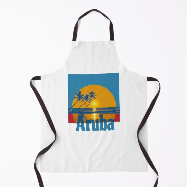 Item preview, Aruba Sunset Palm Trees T-Shirt Design designed and sold by Tirsot.