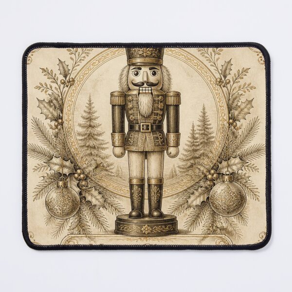 Item preview, Nutcracker Soldier - Ivory Vintage Christmas Illustration designed and sold by SunnyDesign82.