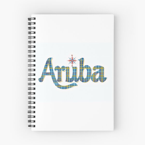 Item preview, Aruba tartan flag colors logo designed and sold by Tirsot.