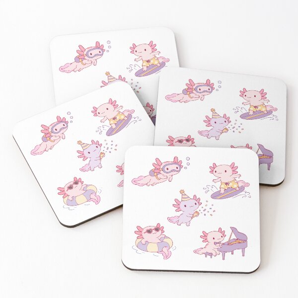 Item preview, Axolotl Party Piano Fun designed and sold by Limuko.