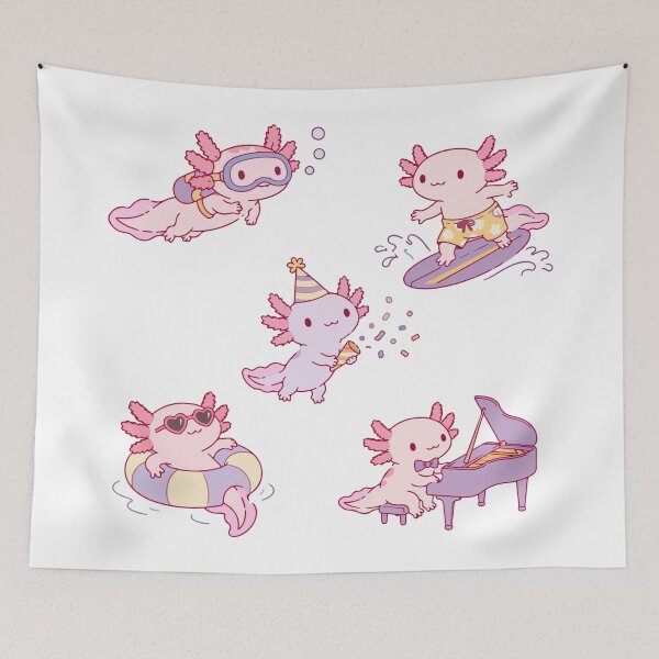 Item preview, Axolotl Party Piano Fun designed and sold by Zoolumi.