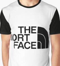 Black The Nort Face Logo Graphic T-Shirt
