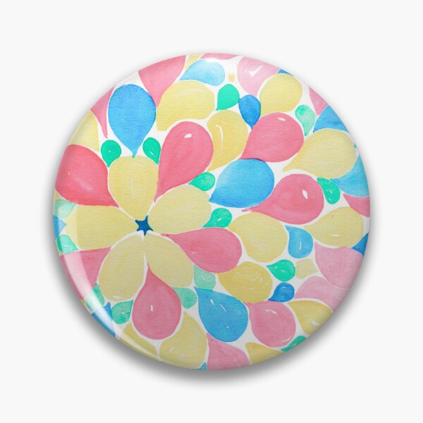 Item preview, Pastel Pink Blue and Mint Floral Pattern designed and sold by ArithraStudio.