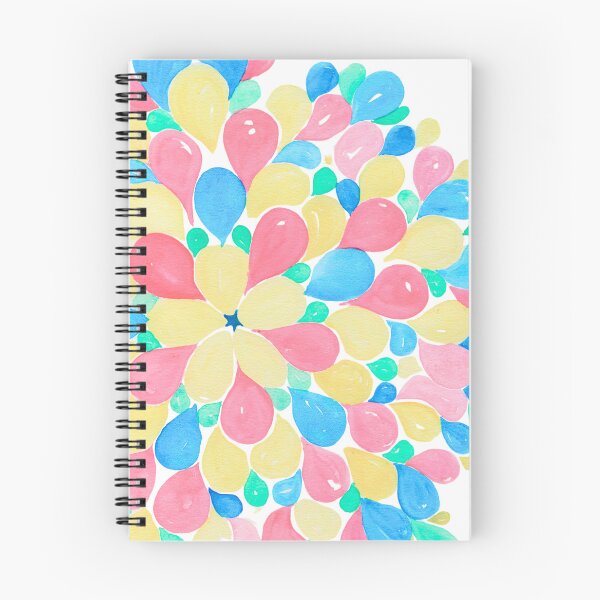 Item preview, Pastel Pink Blue and Mint Floral Pattern designed and sold by ArithraStudio.