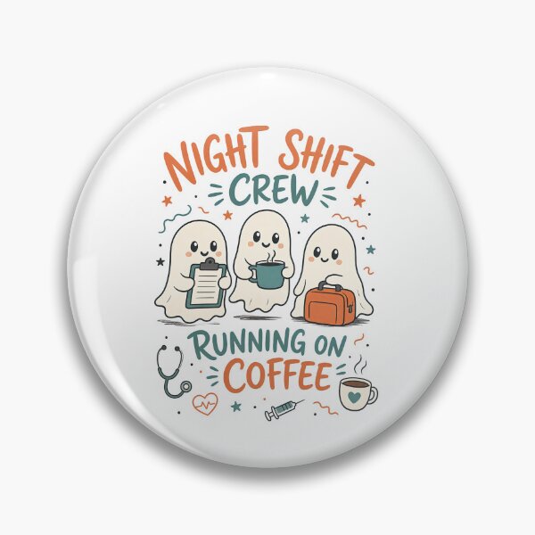 Item preview, Nurse Halloween -Ghost Night Shift designed and sold by ice-apparel.