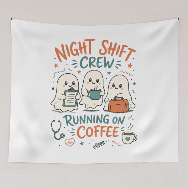 Item preview, Nurse Halloween -Ghost Night Shift designed and sold by ice-apparel.