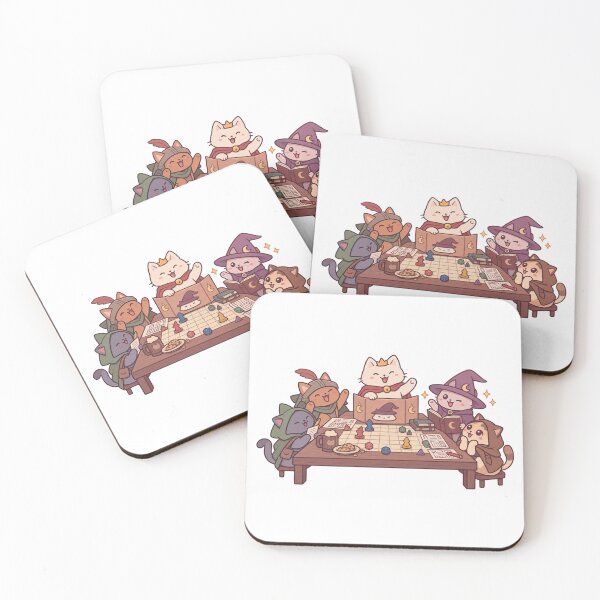 Item preview, Cats Playing Tabletop RPG Game designed and sold by GoCrafty.