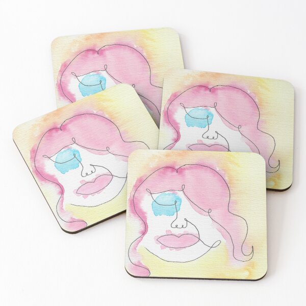 Item preview, Hand Drawn Abstract Woman designed and sold by MyCuriousMagpie.