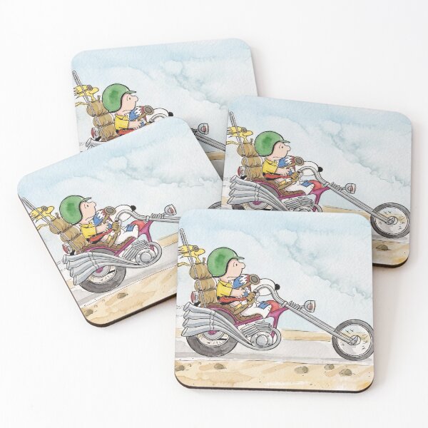 Item preview, Snoopy's motorcycle ride designed and sold by sid1802.