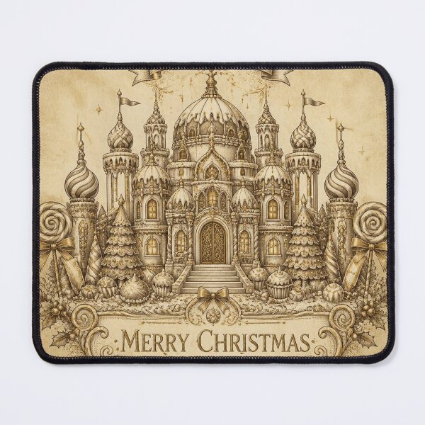 Item preview, Land of Sweets - Ivory Vintage Christmas Illustration designed and sold by SunnyDesign82.