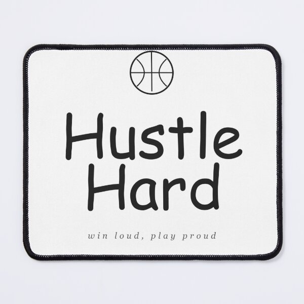 Item preview, Hustle Hard - Basketball Script Design designed and sold by Sobhi Halil.