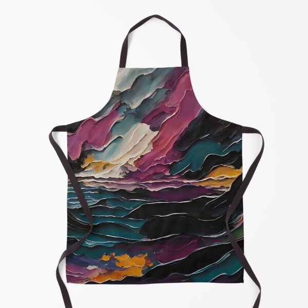 Item preview, Cosmic Ocean Abstract Stormy Seascape designed and sold by Serene Strokes Art.